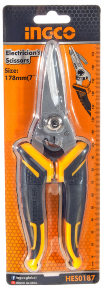Ножницы универсальные INGCO 180 мм (HES0187) изображение 2