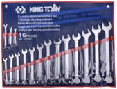 Набір ключів King Tony, комбі 16 предметів (1216SR)