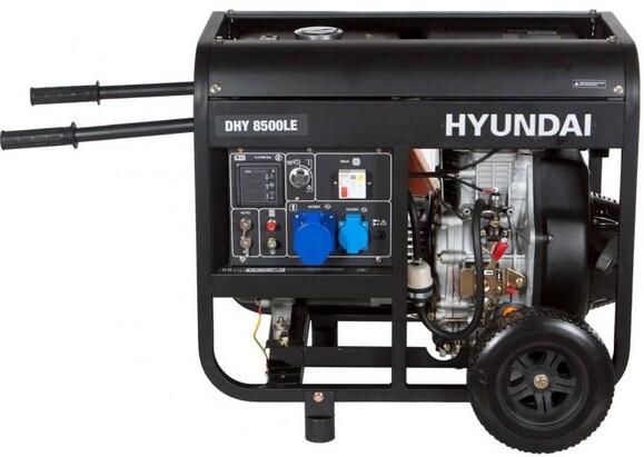 Дизельный генератор Hyundai DHY 8500LE изображение 2