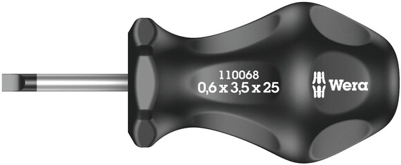 Викрутка для карбюратора Wera 336, 0,6х3,5х25 мм (05110068001)