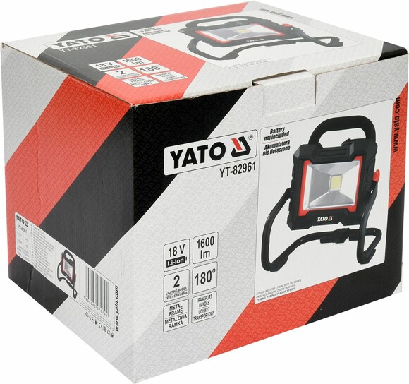 Аккумуляторный прожектор YATO (YT-82961) изображение 6