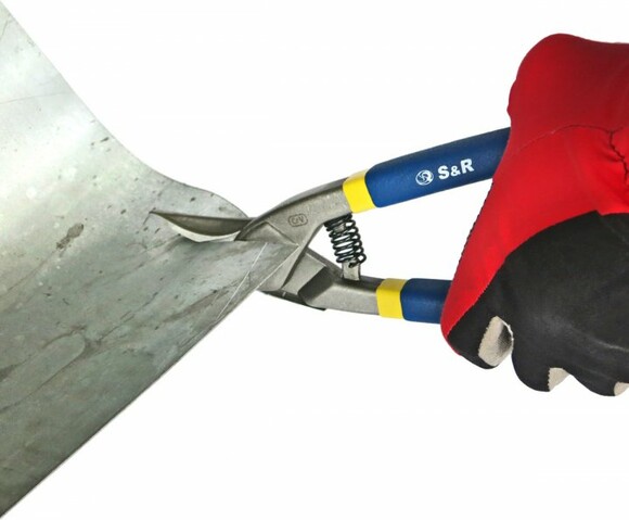 Ножницы по металлу S&R 260 мм выкружные (185250710) изображение 4