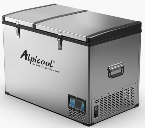 Компресорний автохолодильник двокамерний Alpicool BCD125 фото 2