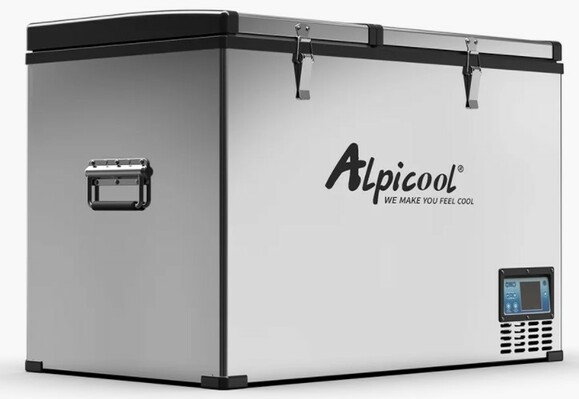 Компресорний автохолодильник двокамерний Alpicool BCD125 фото 3