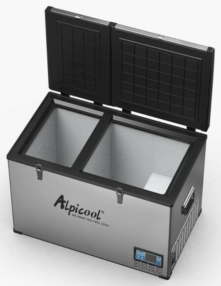 Компрессорный автохолодильник двухкамерный Alpicool BCD125 изображение 6