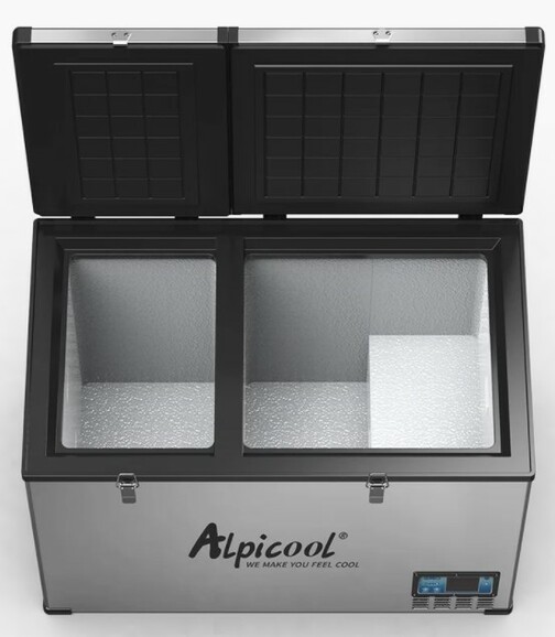 Компресорний автохолодильник двокамерний Alpicool BCD125 фото 7