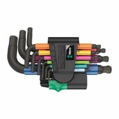 Набор Г-образных ключей Wera BlackLaser 950/9 Hex-Plus Multicolour 2 (05133164001)