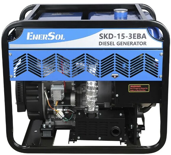 Дизельний генератор EnerSol SKD-15-3EBA фото 2