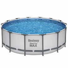 Каркасный бассейн (427х122 см) с картриджным фильтром, тентом и лестницей Bestway (5612X)