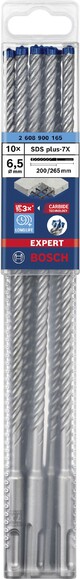 Бур Bosch EXPERT SDS-Plus-7X, 6.5x200x265 мм, 10 шт. (2608900165) фото 2