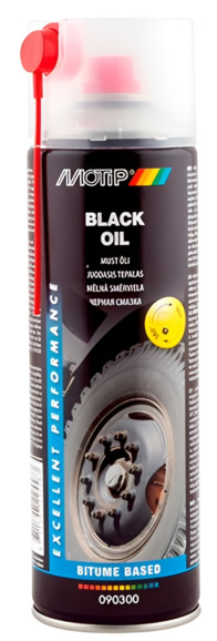 Мастило для різьбових з'єднань MOTIP Black oil, 500 мл (090300BS)