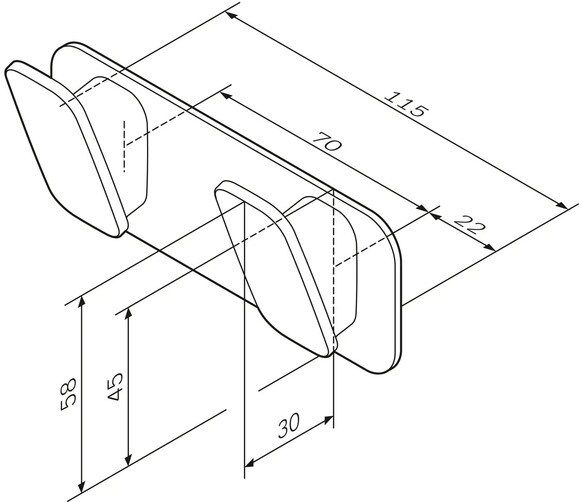 Двойной крючок для полотенец AM.PM Inspire 2.0 (A50A35600) изображение 7