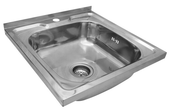 Кухонна мийка накладна Kroner KRP Polierte-5050, 0.6 мм (CV022816) фото 2