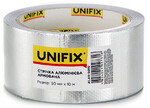 Лента клейкая алюминиевая армированная UNIFIX 50 мм, 10 м (ALAR-5010)