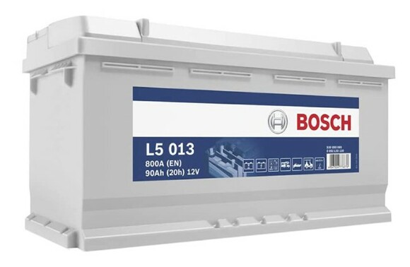 Аккумулятор Bosch L5 013, 90Ah/800A (0 092 L50 130)