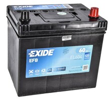 Акумулятор EXIDE EL604 (Start-Stop EFB), 60Ah/520A 