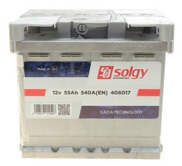 Аккумулятор Solgy 6 CT-55-R (406017)