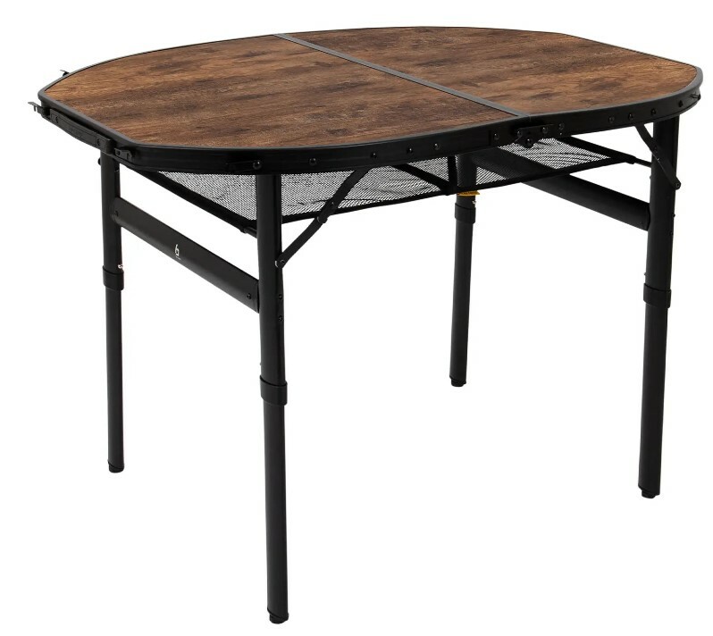 

Стол складной Bo-Camp Woodbine Oval 100x70 см, Black/Wood look (1404185) (DAS302783)