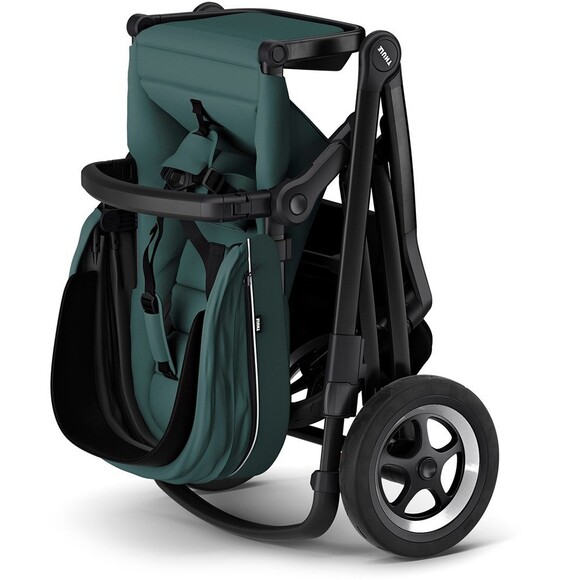 Детская коляска с люлькой Thule Sleek Mallard Green on Black (TH 11000028)  изображение 10