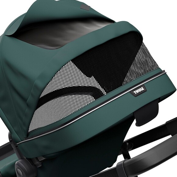 Дитячий візок з люлькою Thule Sleek Mallard Green on Black (TH 11000028)  фото 5