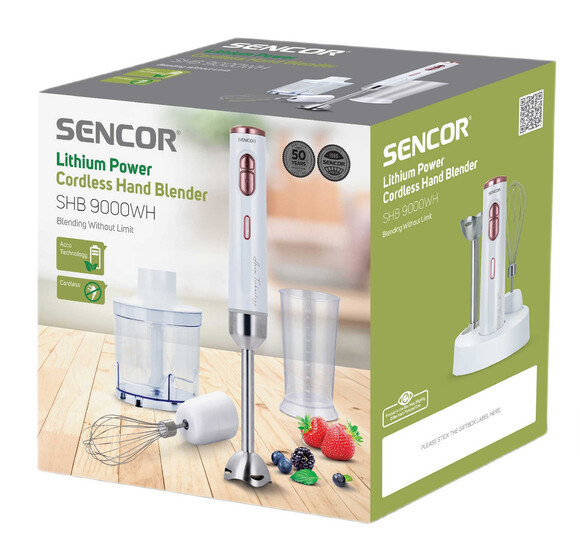 Блендер Sencor Accu technology SHB9000WH изображение 12