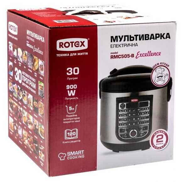 Мультиварка Rotex RMC505-B Excellence изображение 6