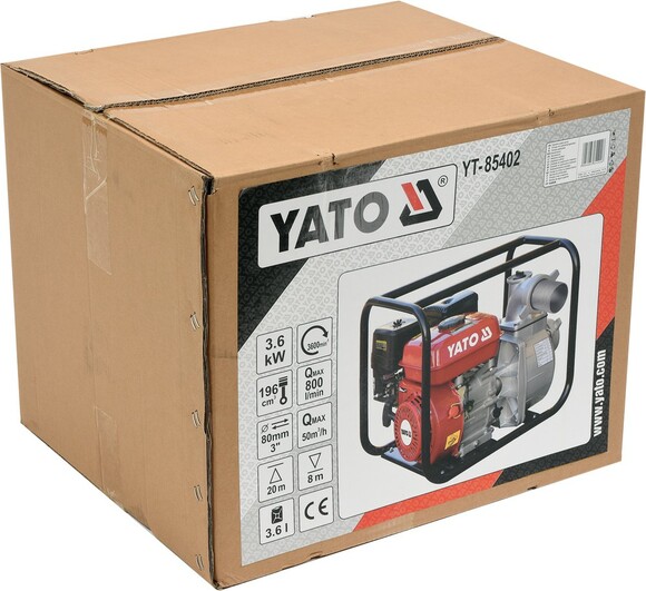 Мотопомпа Yato YT-85402 изображение 4