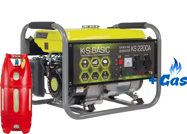 

Двопаливний генератор Konner&Sohnen BASIC KS 2200A ГАЗ-БЕНЗИН