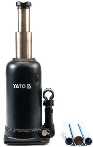 Домкрат гідравлічний пляшковий Yato 5 т 220х500 мм (YT -1711)