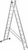 Алюминиевая двухсекционная лестница Техпром 5212 2х12