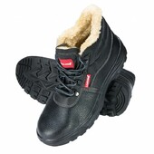 Ботинки рабочие Lahti Pro кожаные зимние р.43 защита подошвы и носка черные (L3030343)