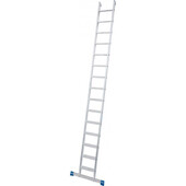 Односекционная приставная лестница со ступенями KRAUSE STABILO 15 ступеней 134745