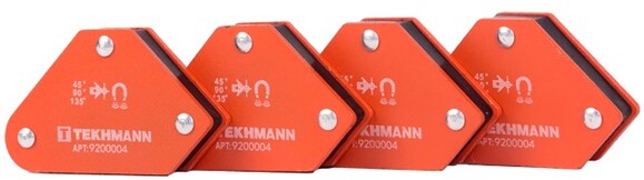 Набор магнитов для сварки 4 шт. 4 кг Tekhmann (9200004) изображение 2