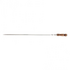 Шампур плоский Palisad, 600х10х2,5 мм, с деревянной лакированной рукояткой, нерж. сталь, Camping (69653)