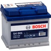 Автомобільний акумулятор Bosch S4 12В, 44 Аг, 440 A (0092S40010)