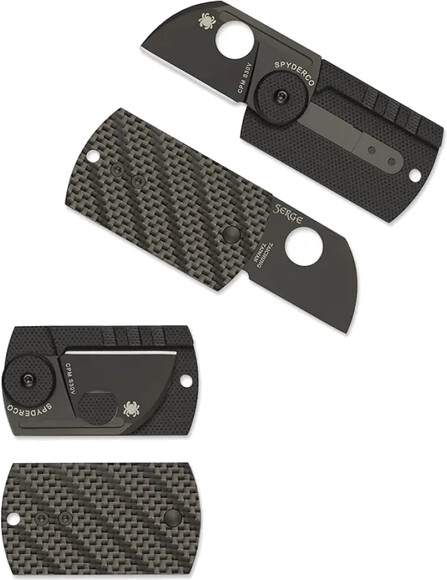 Нож Spyderco Dog tag Carbon Fiber (87.15.75) изображение 4