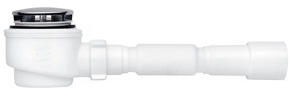 Сифон для душового піддону ANIplast 1 1/2"х40 мм з гнучкою трубою 40х40/50 E415CEU (CV025362)