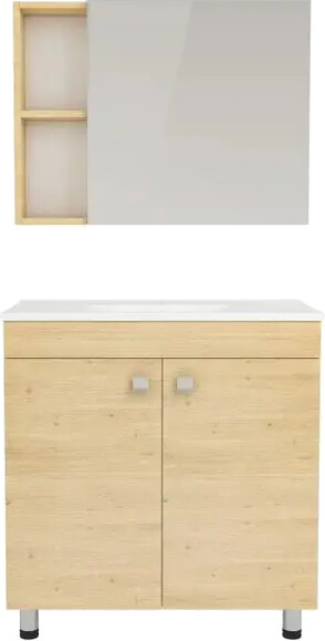 Комплект мебели для ванной RJ Atlant, 80 см (RJ02801OK) изображение 2