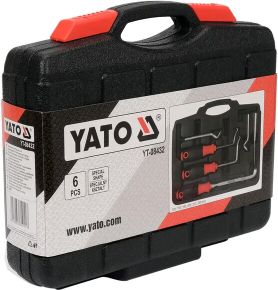 Гачки для демонтажу ущільнювачів Yato, 6 шт (YT-08432) фото 2
