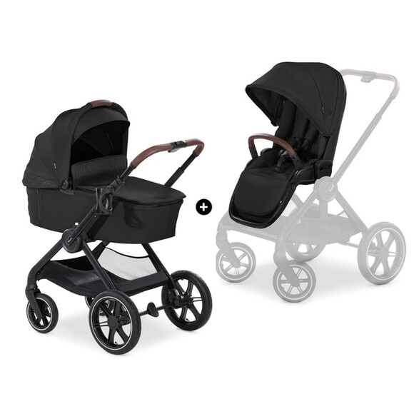 Дитяча коляска 2 в 1 Hauck Walk N Care Air (black) (16547-8) фото 2