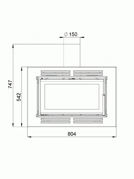 Касетна камінна топка BeFHome EFFI 6 S (000-0001380) фото 2