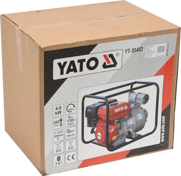 Мотопомпа Yato YT-85403 изображение 4