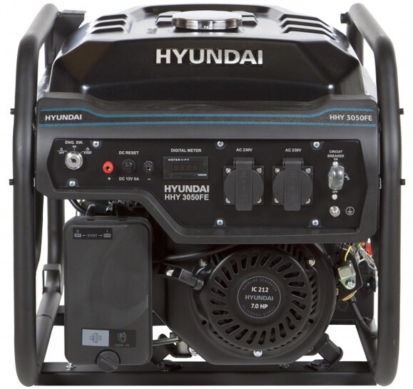 Двопаливний генератор Hyundai HHY 3050FE фото 2