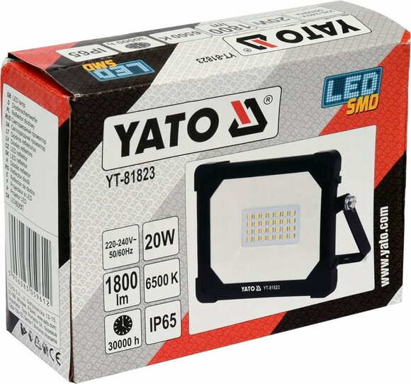 Прожектор с SMD-диодным излучателем Yato YT-81823 изображение 3