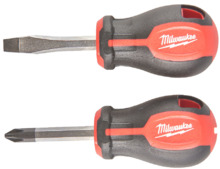 Набор коротких отверток магнитных Milwaukee с трехгранной рукояткой 2 шт. (4932471810)
