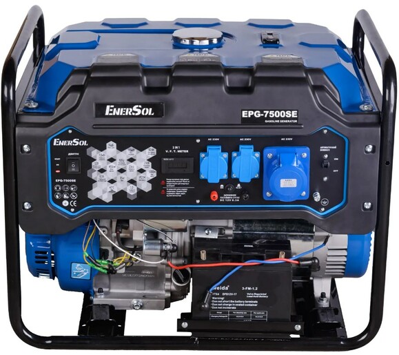 Бензиновый генератор EnerSol EPG-7500SE однофазный изображение 2