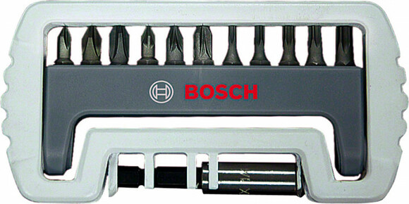 Набор бит Bosch Extra Hard 12 шт. PH/PZ/T/S + быстросменный держатель (2608522130) изображение 4