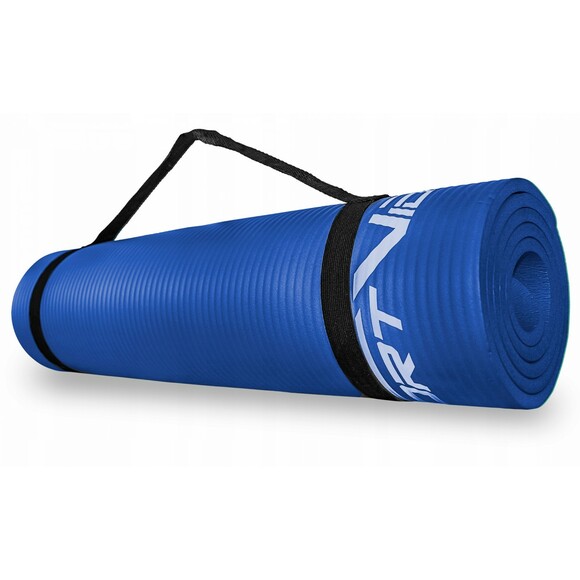 Килимок для йоги та фітнесу SportVida NBR Blue 1 см (SV-HK0069) фото 3