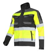 Куртка сигнальна Lahti Pro Slimfit р.XL зріст 182см об'єм грудей 108-112см салатовий (L4041104)