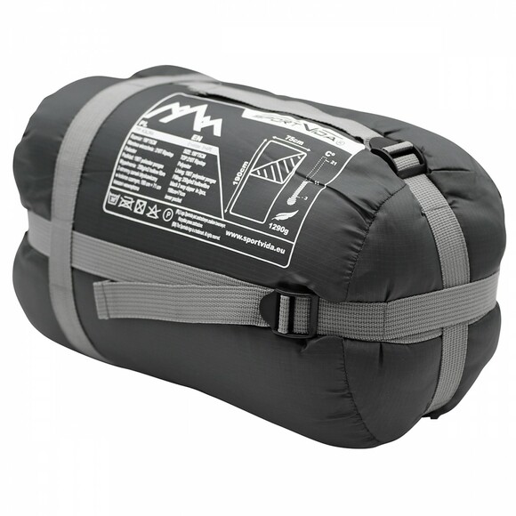 Спальный мешок SportVida Black/Grey R (SV-CC0068) изображение 15